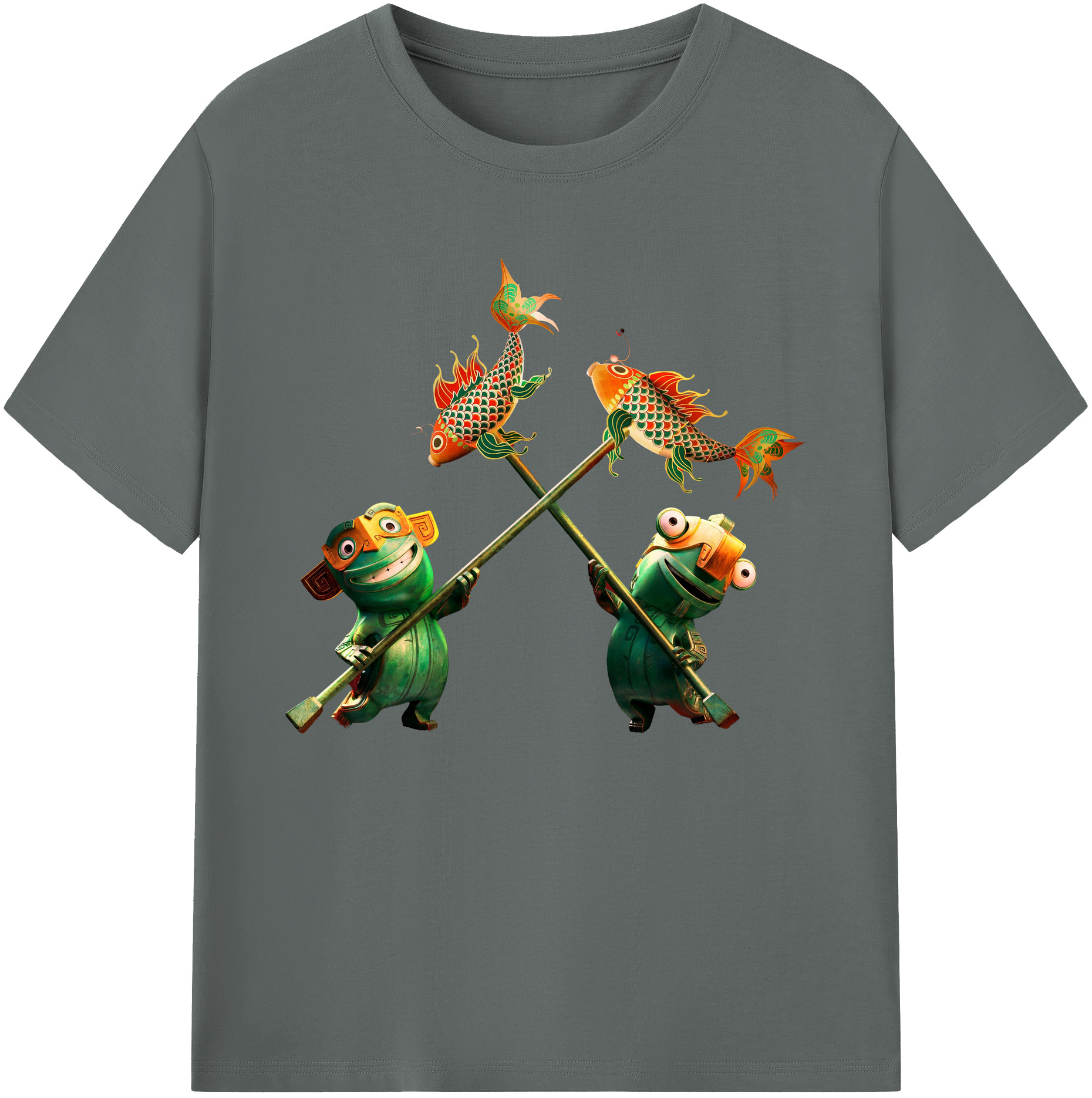 （画像用） Ne Zha 2 ナタ 魔童の大暴れ 綿100％ メンズ半袖Tシャツ｜肌触りやわらか＆通気性